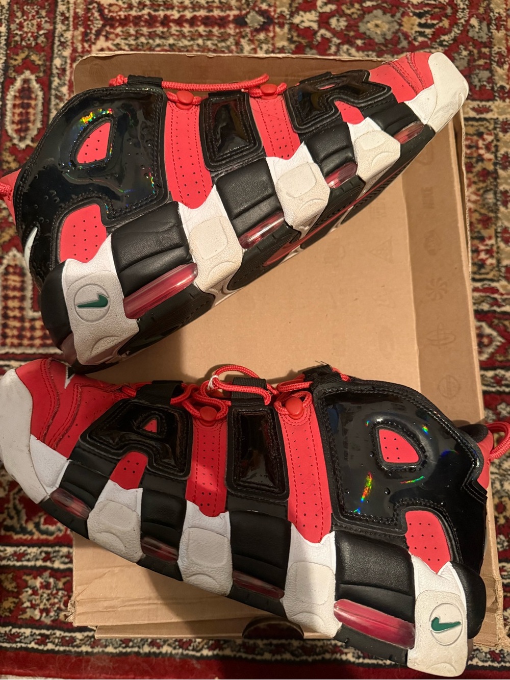 Nike Air More Uptempo I Got Next - Red, Black & White